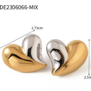 La palma Heart Earrings